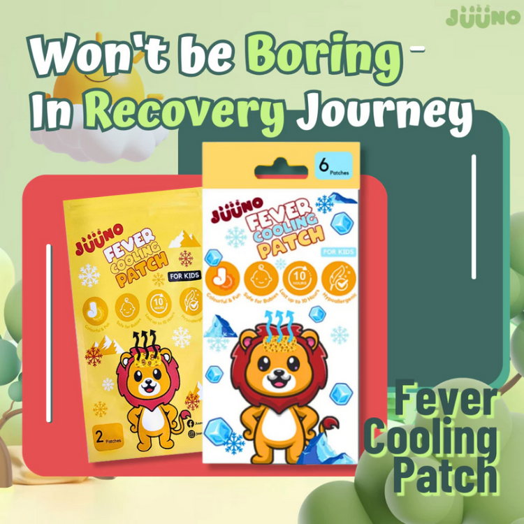 Juuno Fever Cooling Patch (6 Pcs) For Baby and Kids (Fever / Headache / Sunstroke)