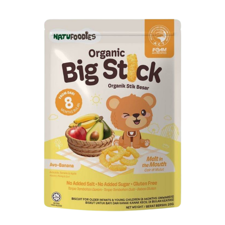 Natufoodies Organic Big Stick (20g) (8m+)