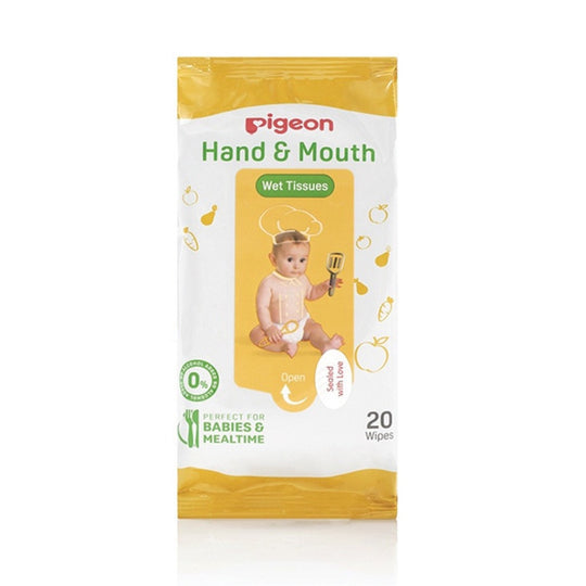 Pigeon Hand & Mouth Wet Tissues (20'S x 2)