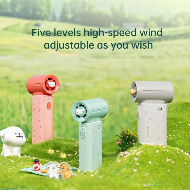 [JisuLife x Maltese] JisuLife Handheld Fan Life9 Green (5000mAh) - Maltese Puppy