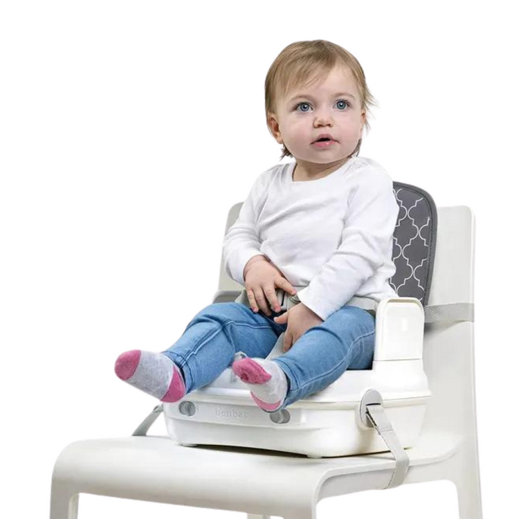 Benbat Yummigo Portable Booster Seat - Grey (Stone Arbor) (9-36m)