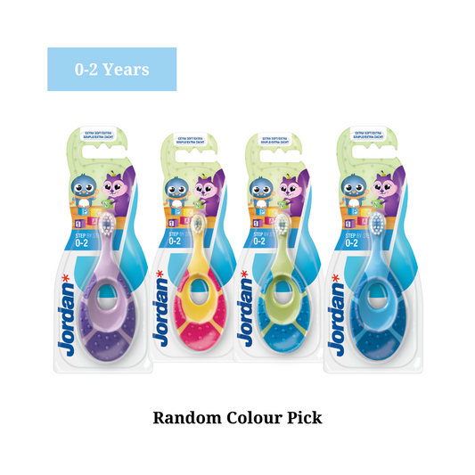 Jordan Toothbrush Step-1 (0-2yrs) (Random Colour Pick)