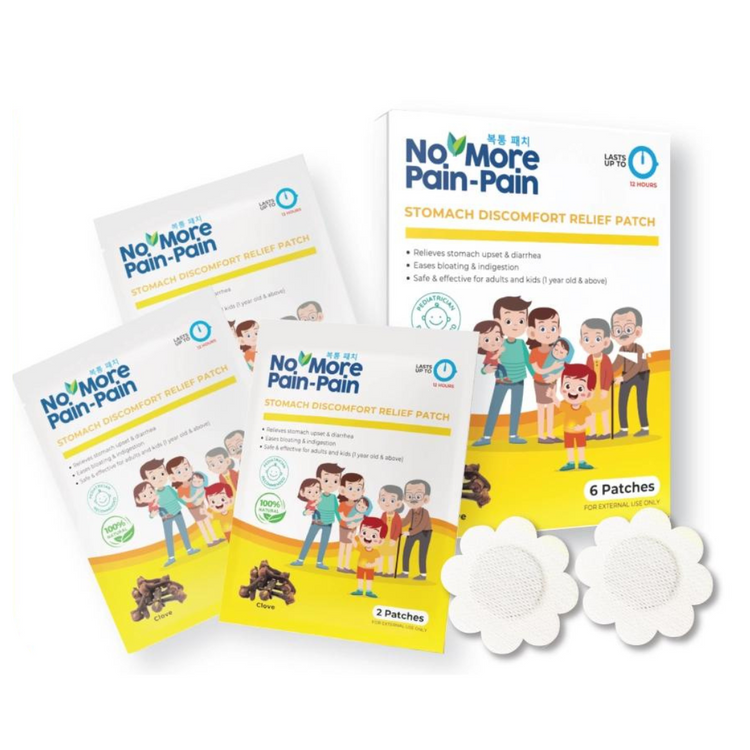 No More Pain-Pain Stomach Relief Patch 6's (for Baby and Adults)