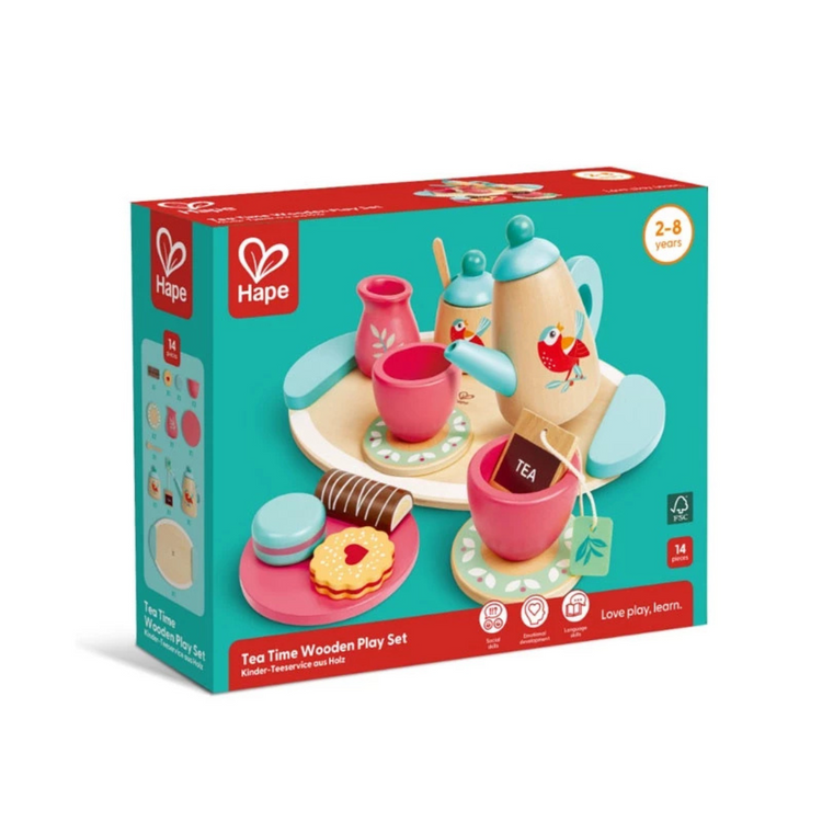 Hape 3207 Tea Time Wooden Playset Suitable For Age 3+ Years