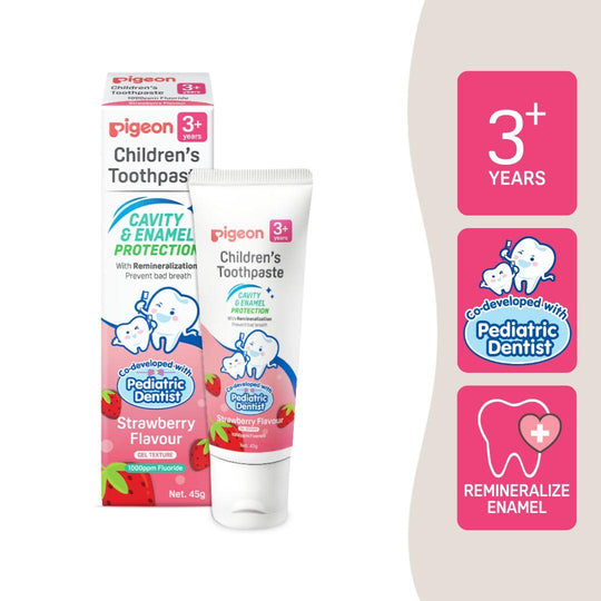 Pigeon Children's Toothpaste 45g - Strawberry (3+ Years)