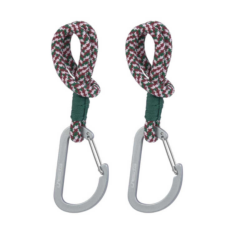 Lassig Cas Mix Stroller Hooks Cord 2 Pcs - Green