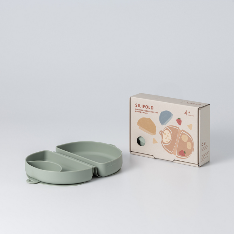 Miniware Silifold (Foldable Silicone Plate): Compact Children's Portable Plate