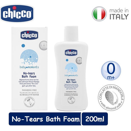 Chicco Baby Moments No-Tears Bath Foam 200ml ( 0m+ )