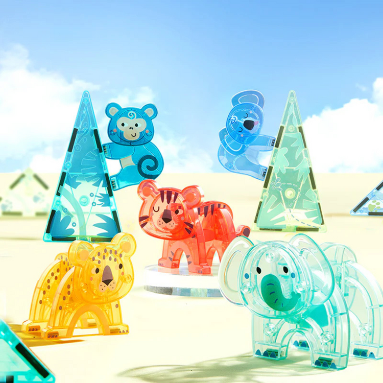 Mideer Colorful Magnetic Tiles - 40Pcs (3Y+)