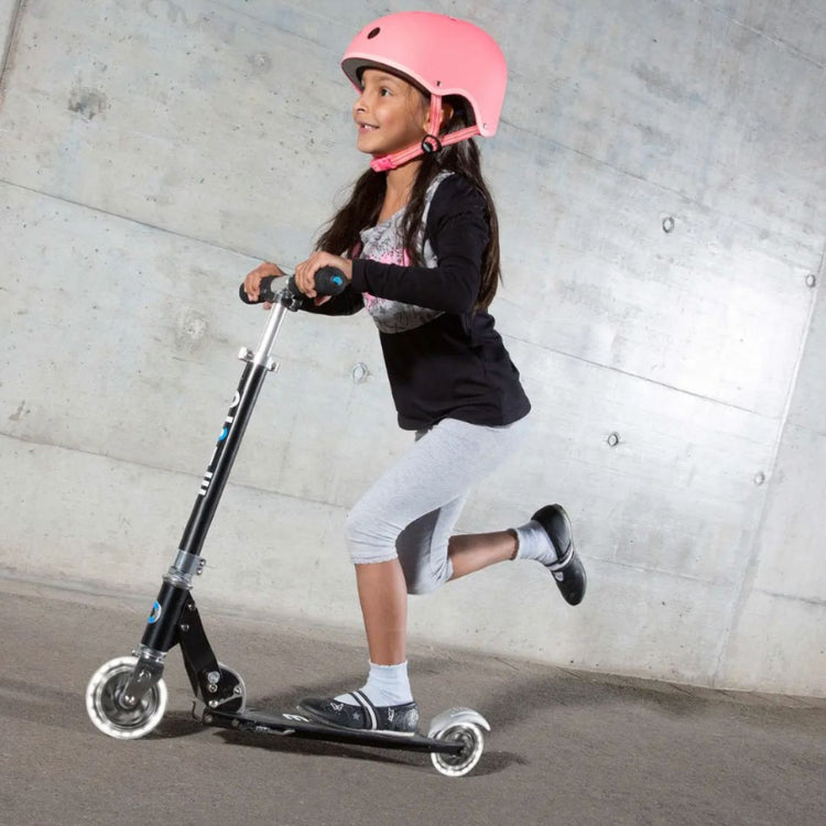 Micro 0225 Sprite LED 2 Wheels Scooter - Black