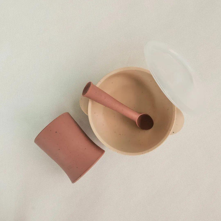 Mils and Key Speckled Weighted Cup - 8x6.3cm