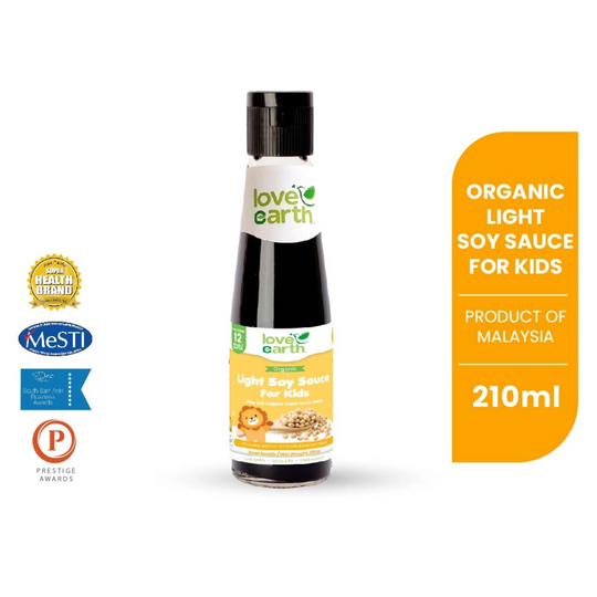 Love Earth Organic Low Sodium Soy Sauce 210ml