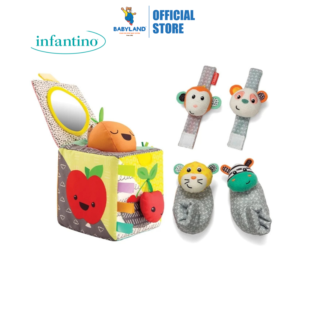 Infantino Premier coffret de jeu sensoriel pour bébé 0M Infantino Premier coffret de jeu sensoriel pour bébé 0M