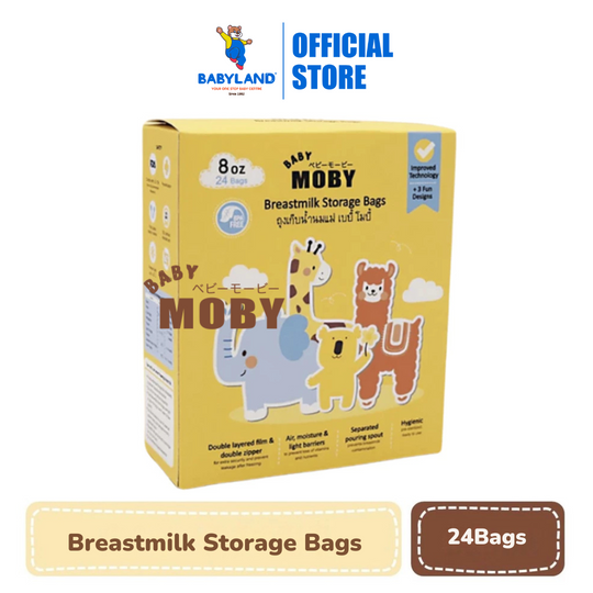 Baby Moby Breastmilk Storage Bags (8oz x 25 Bags)