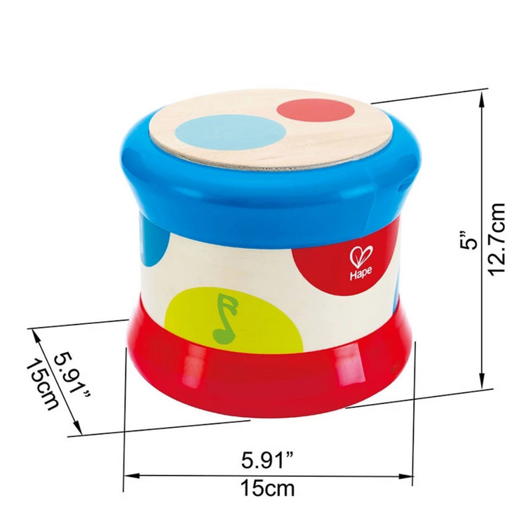 Hape 0333 Baby Drum (6m+)
