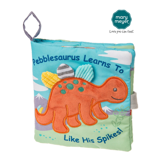 Mary Meyer Pebblesaurus Soft Book – 6×6″