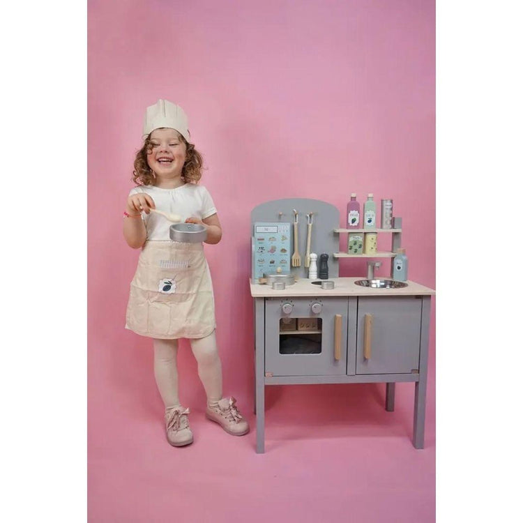 Jabadabado Kitchen With Pot & Pan Grey (3y+)