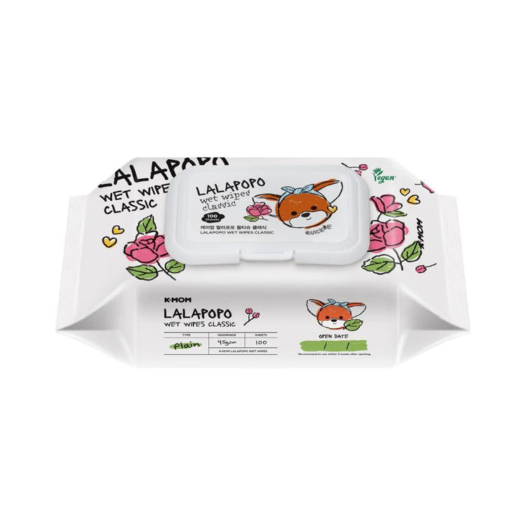 K-Mom Lalapopo Wet Wipes Classic 100'S