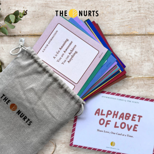 The Nurts Alpabet Affirmation Cards A6 For Kids