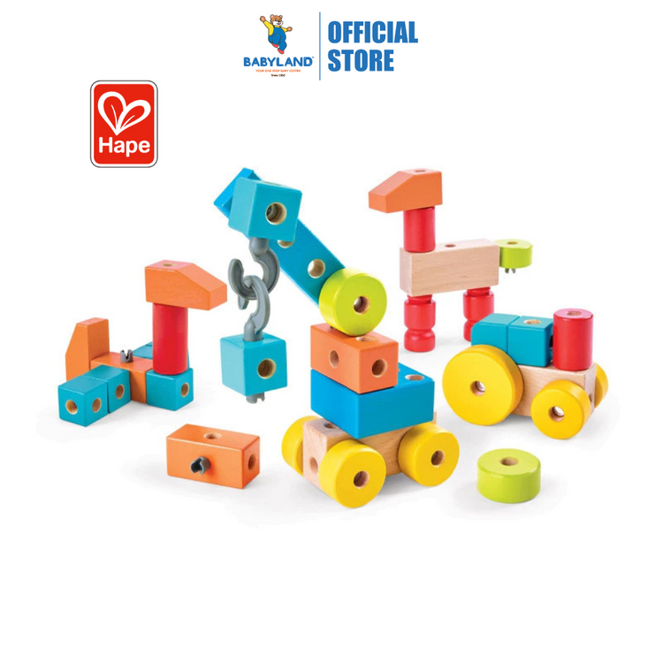 Hape 0519 Infinite Imagination Building Blocks Suitable for Age 18M+