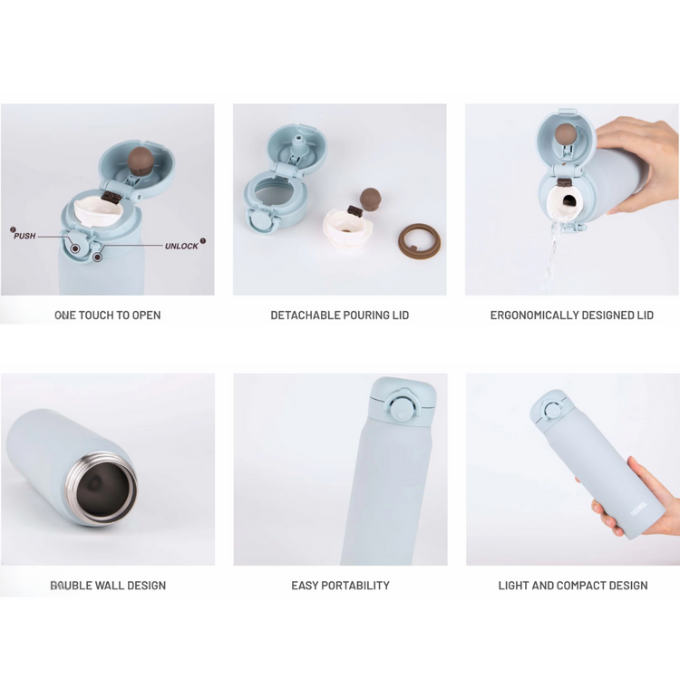 THERMOS 600ml Trendy & Light Flask [JNR-601]