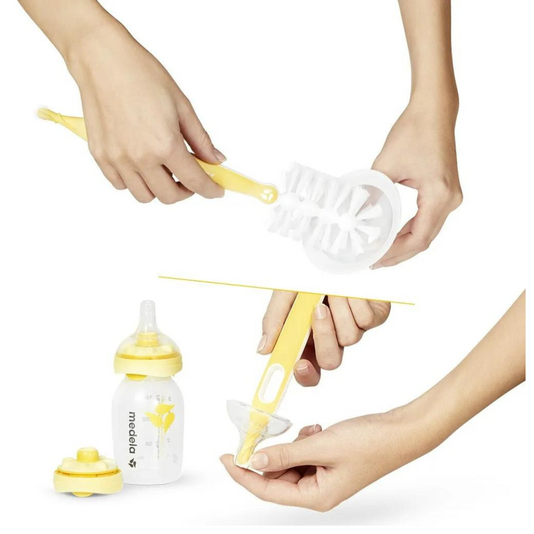 Medela Quick Clean Bottle & Teat Brush With Stand