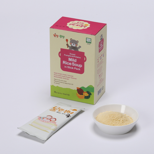 KidzanMomzan Organic Instant Porridge 91g (7x13g) [Seaweed/Vegetables]