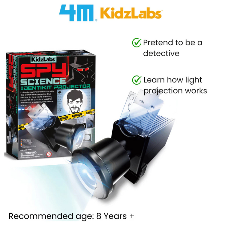4M KidzLabs - Spy Science Identikit Projector (new) (5Y+)