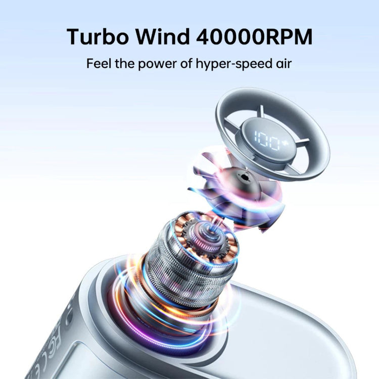 JisuLife Mini Neck Fan Life5 (4500mAh) | Battery 100 Gears Strong Wind Portable Mini Fan