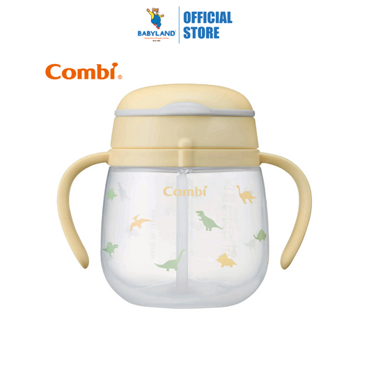 Combi Baby Lakumug Straw Cup 240ml - Dinosaur World (6m+)