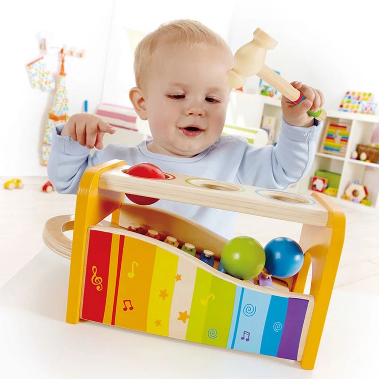 Hape 0305 Pound & Tap Bench for kids 12 months+