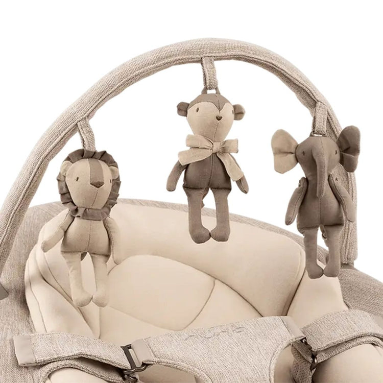 Nuna Leaf Grow Baby Swing & Soother with Toy Bar - Teddy