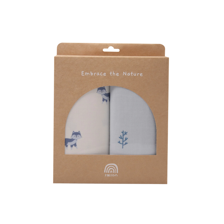 Saeson Swaddle Cloth 100% Tencel (47" x 47") (2-pack)