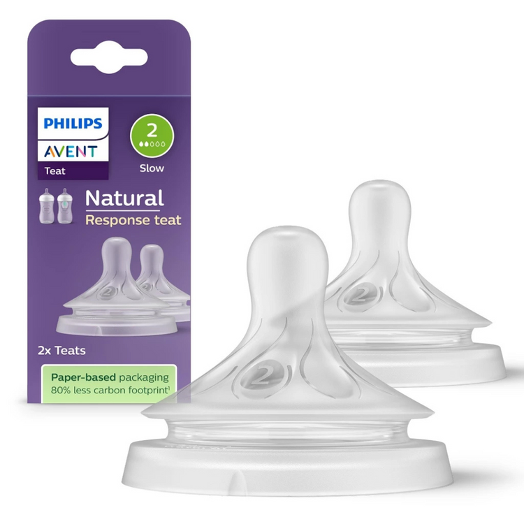 Philips Avent Natural Response Nipple Baby Teat Flow 2 to 6 (2pcs)