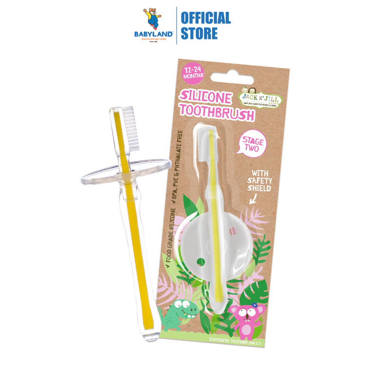 Jack N Jill Silicone Toothbrush Stage 2 (12-24M)