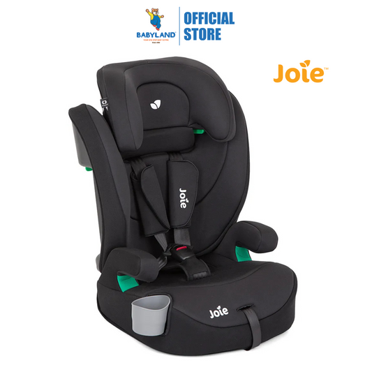 Joie Elevate R129 Car Seat - Shale | Seat Belt Installation (15 months to 12 years)