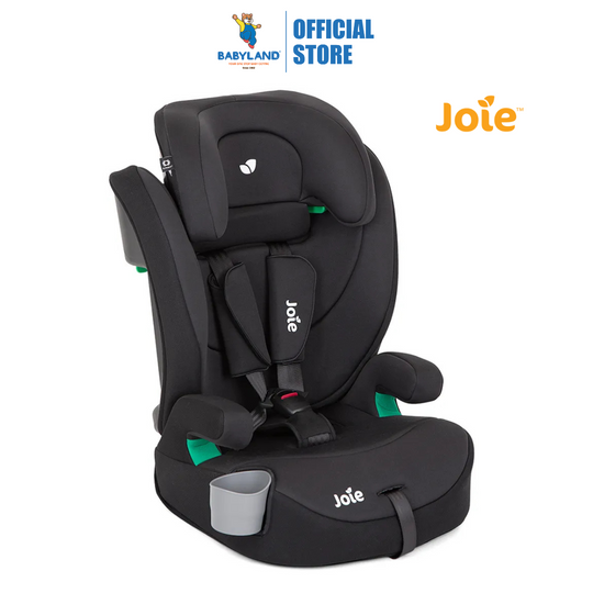 Joie Elevate R129 Car Seat - Shale | Seat Belt Installation (15 months to 12 years)