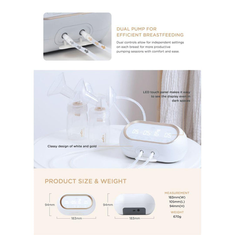 Spectra Dual Compact Double Breast Pump