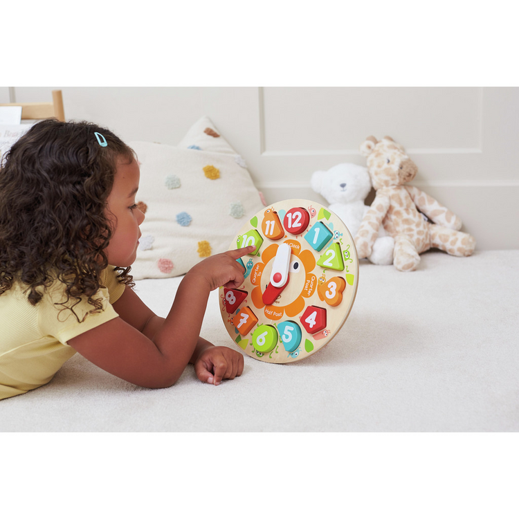Hape 1622 Chunky Clock Puzzle From 3 Years