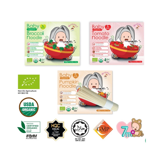 MommyJ Baby Organic Stick Noodles 200g (7m+)