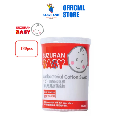 Suzuran Baby Antibacterial Cotton Swab (180Pcs)