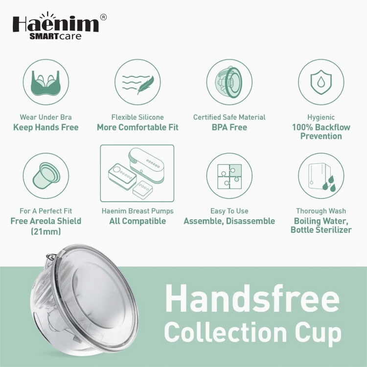 Haenim Handsfree Collection Cups (Twin Pack)