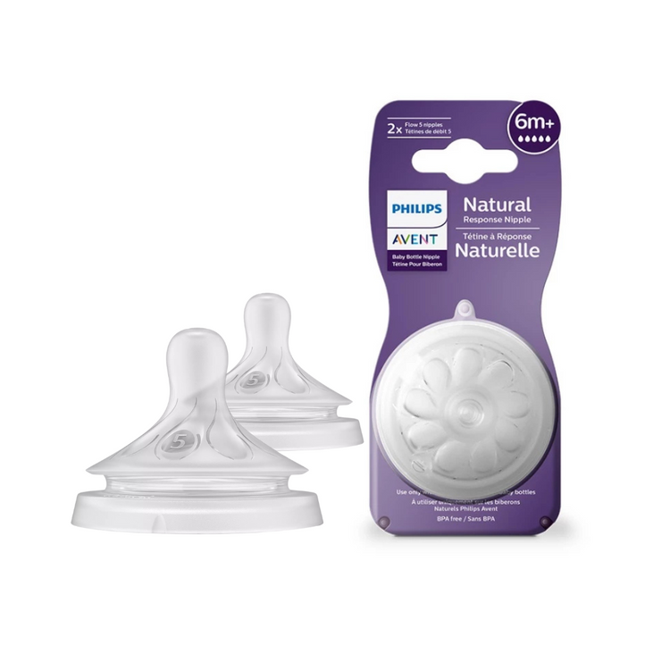 Philips Avent Natural Response Nipple Baby Teat Flow 2 to 6 (2pcs)