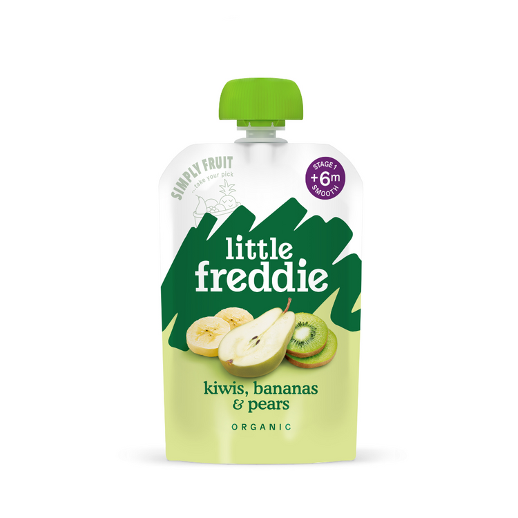 Little Freddie Pouches – Kiwis, Bananas & Pears (100G) - 6M+