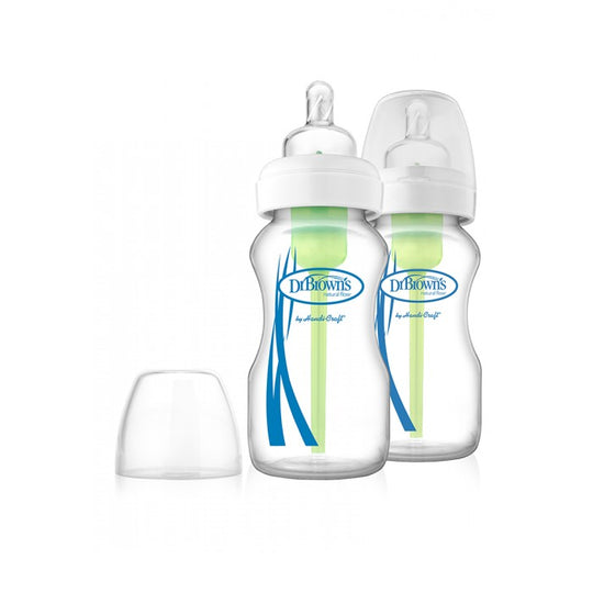 Dr. Brown's Options PP Wide Neck Bottles Twin Pack 150ml/270ml x 2