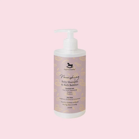 Applecrumby Nourishing Baby Shampoo & Bath Bubbles 500ml