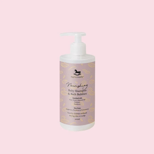 Applecrumby Nourishing Baby Shampoo & Bath Bubbles 500ml