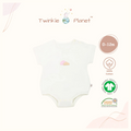 Twinkle Planet Organic Short Sleeve Bodysuit - Cotton Candy
