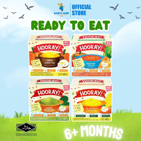Hooray Baby Food Puree 140g ( 6+ months )