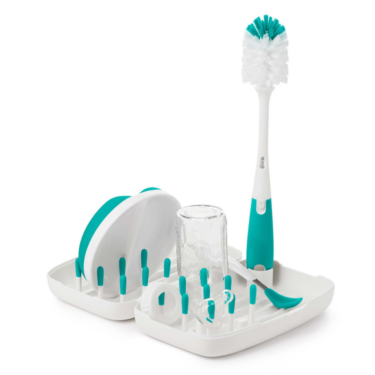 Oxo Tot On the Go Drying Rack & Bottle Brush